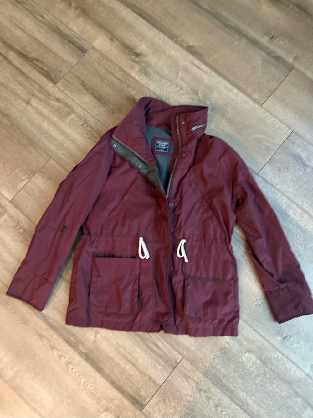 Abercrombie & Fitch Women’s Burgundy Jacket size Small